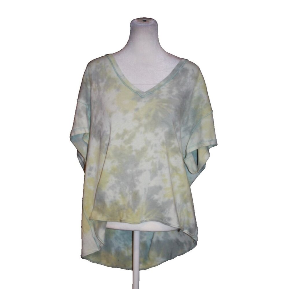 We The Free Free People Tie-DyeDeep V Tee T-Shirt Top Size Medium M